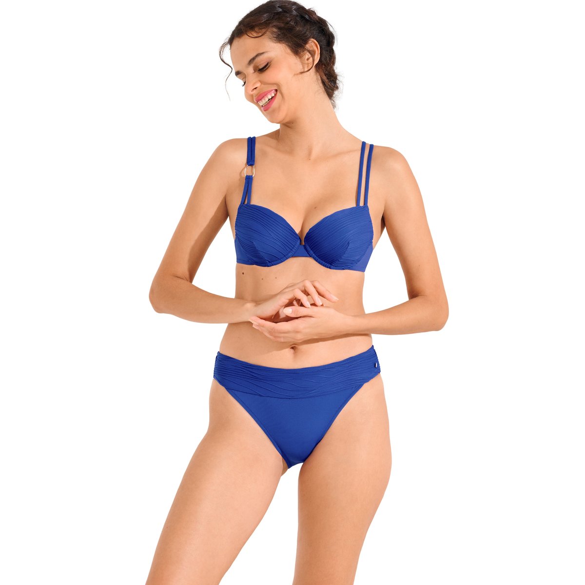 Haut maillot de bain préformé SORRENTO bleu, LISCA