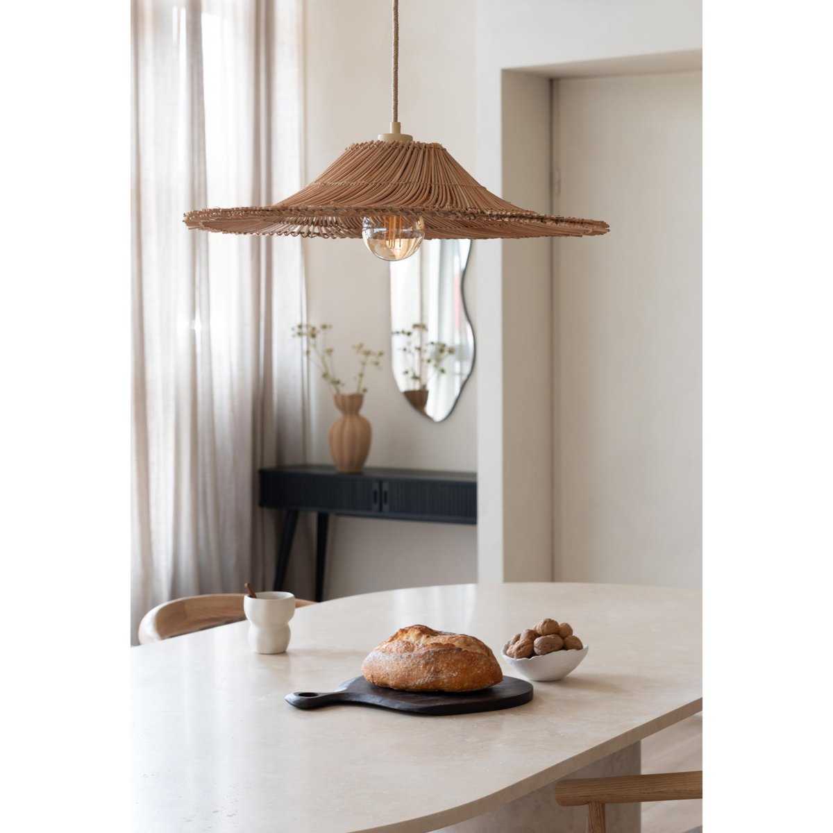 Lampe Suspendue Rotin CANCUN naturel, GOOD & MOJO