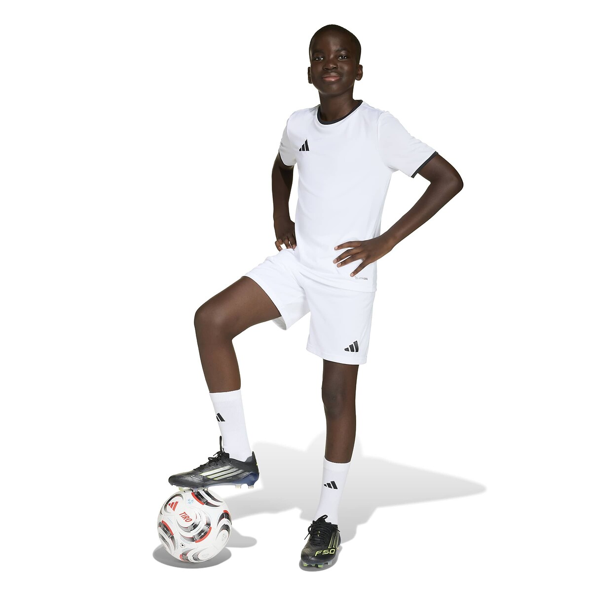 Calções de futebol, ENTRADA branco, adidas Performance
