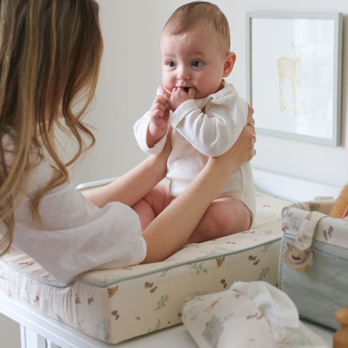 Matelas à langer bébé blanc, CAM CAM