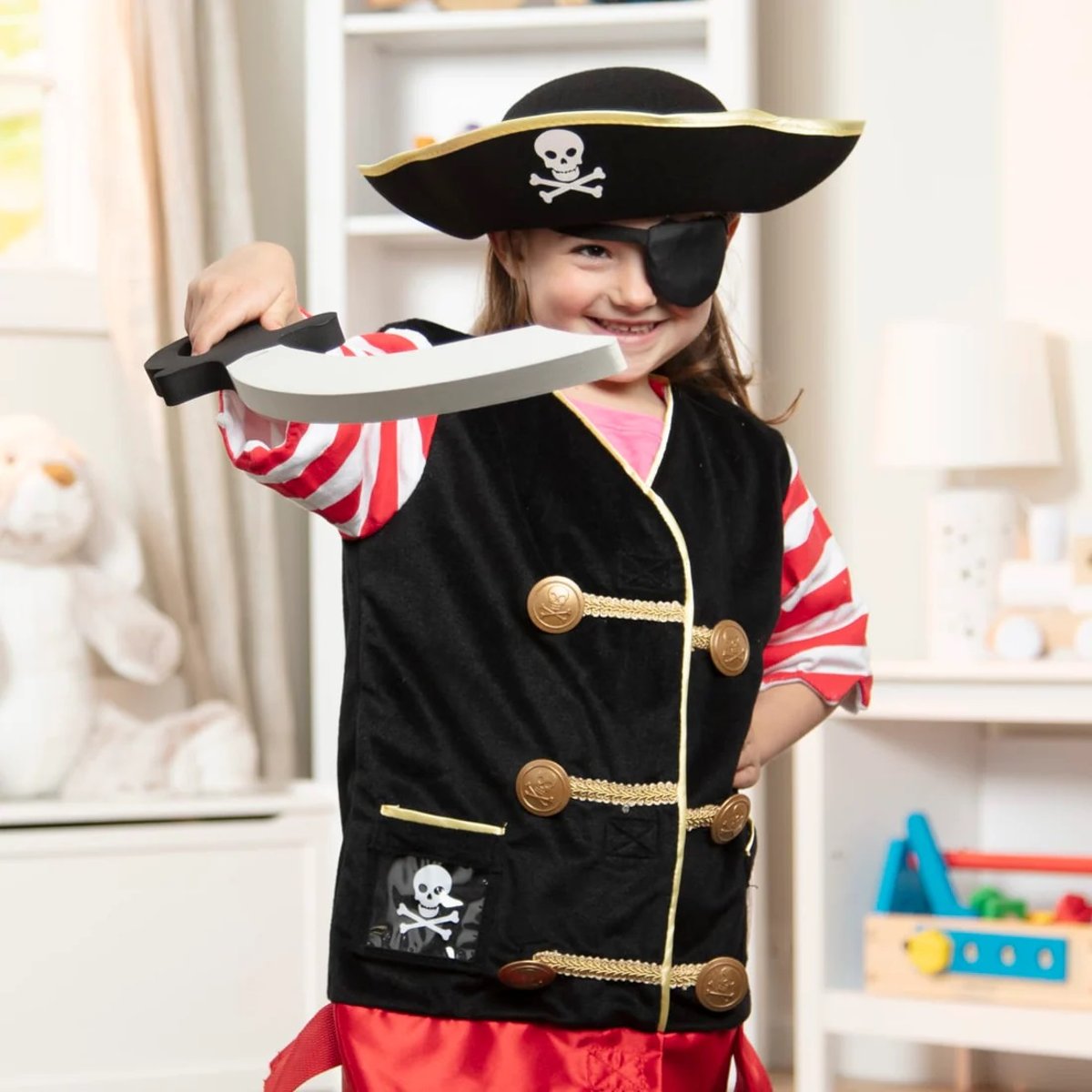 Déguisement de pirate noir, MELISSA & DOUG