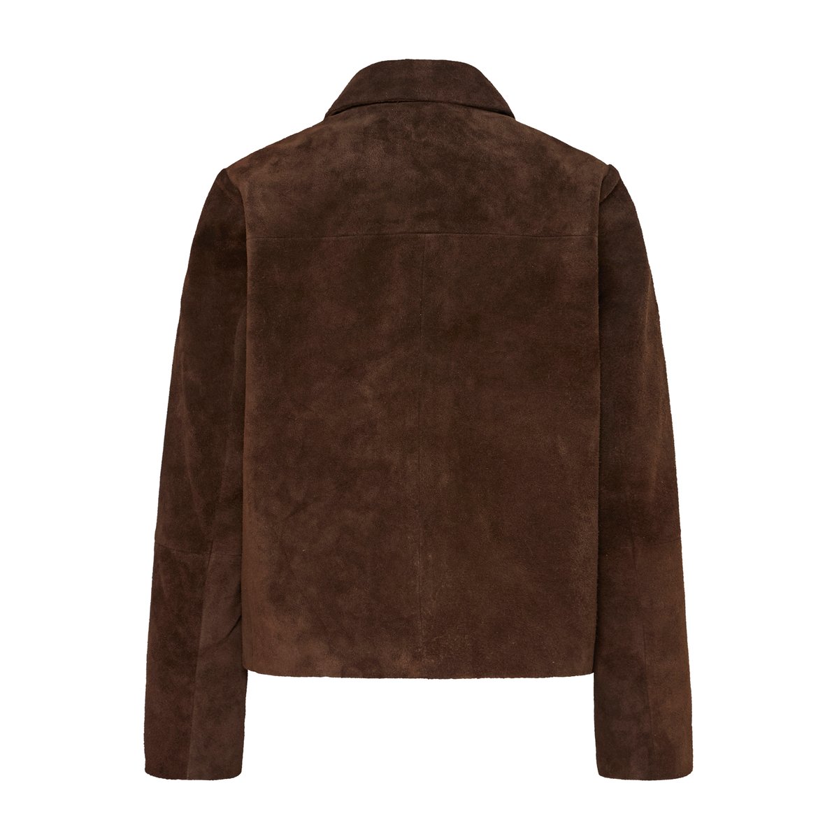 Veste en cuir marron coffee bean, ICHI
