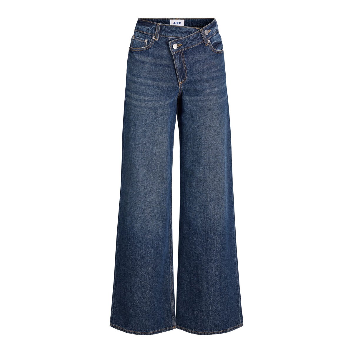 Jean À Coupe Large dark blue denim, JJXX