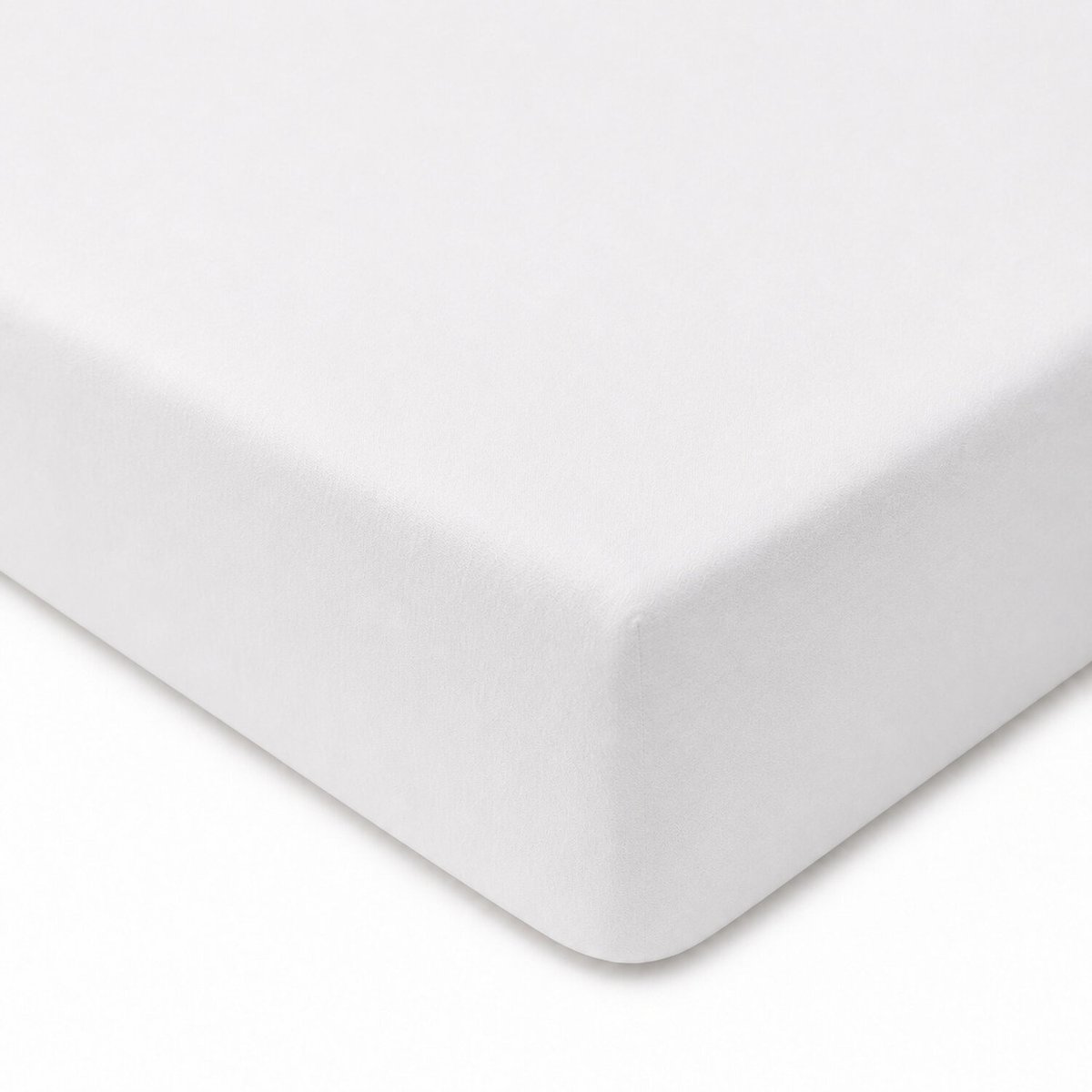 Drap housse bonnet:25 coton lavé uni, MENO blanc, C DESIGN HOME TEXTILE