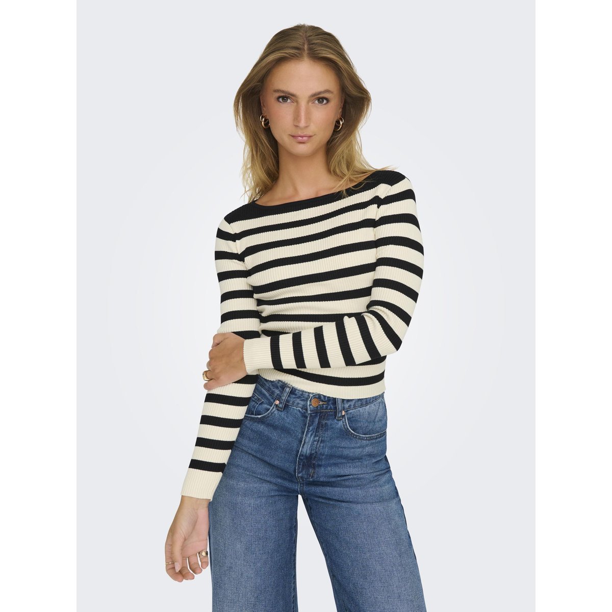 Pull En Maille eggnog, JDY