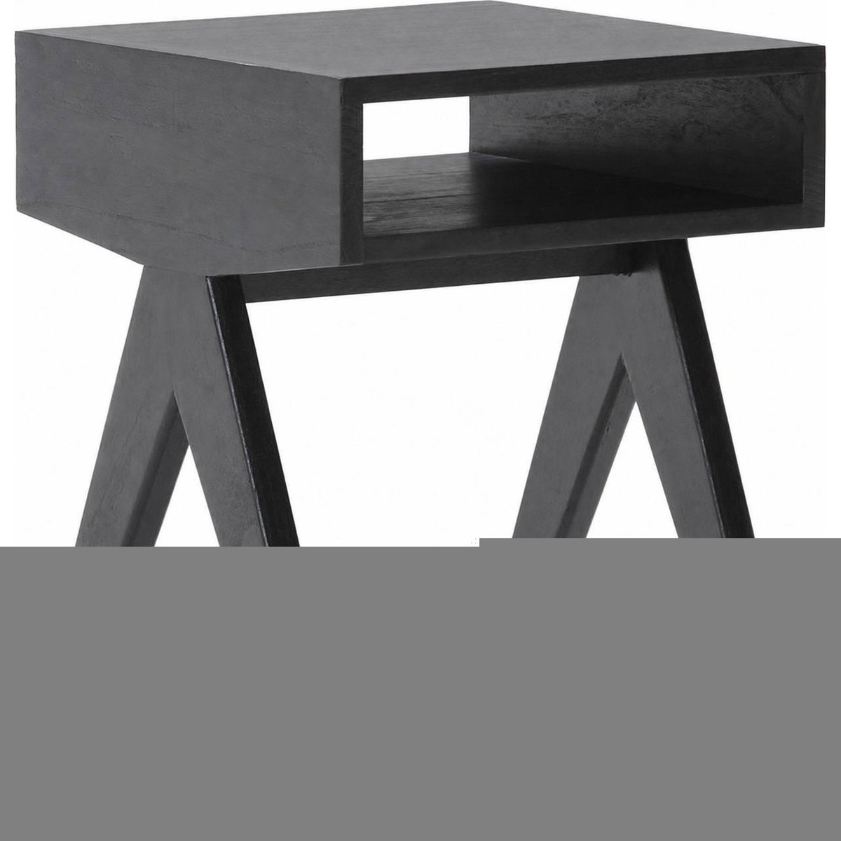 Table de chevet en bois de cèdre noir, RECOLLECTION