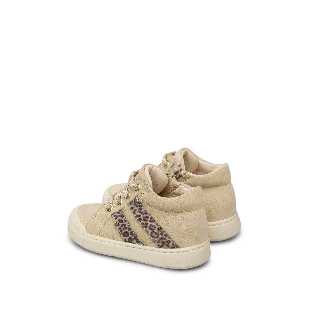 Baskets en suède GAZER ZIP platine-marron, FALCOTTO