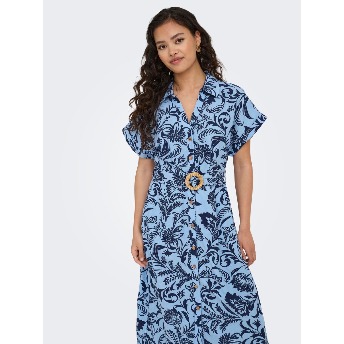Robe Chemise cerulean, ONLY