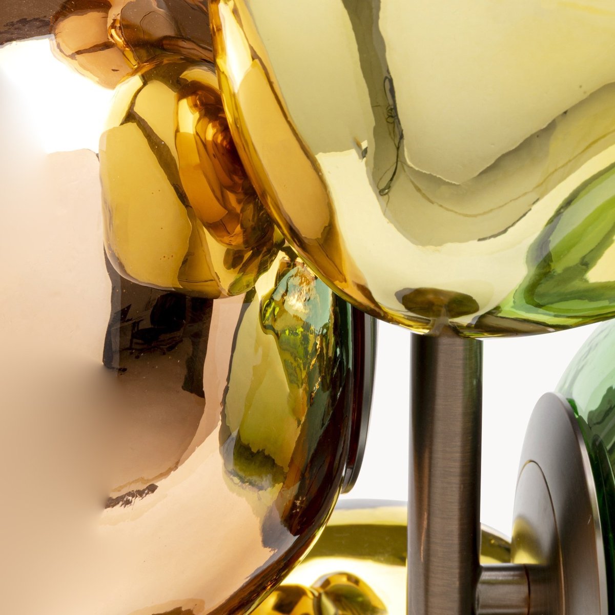 Lampe en verre et acier, BURBUJA multicolore, KARE DESIGN