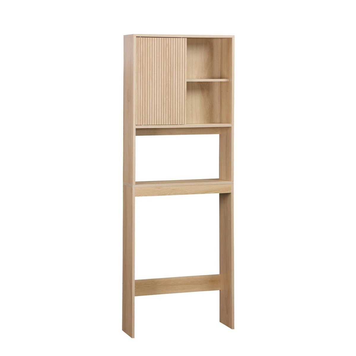 Etagère / Meuble WC scandinave décor bois LINEAR naturel, SWEEEK