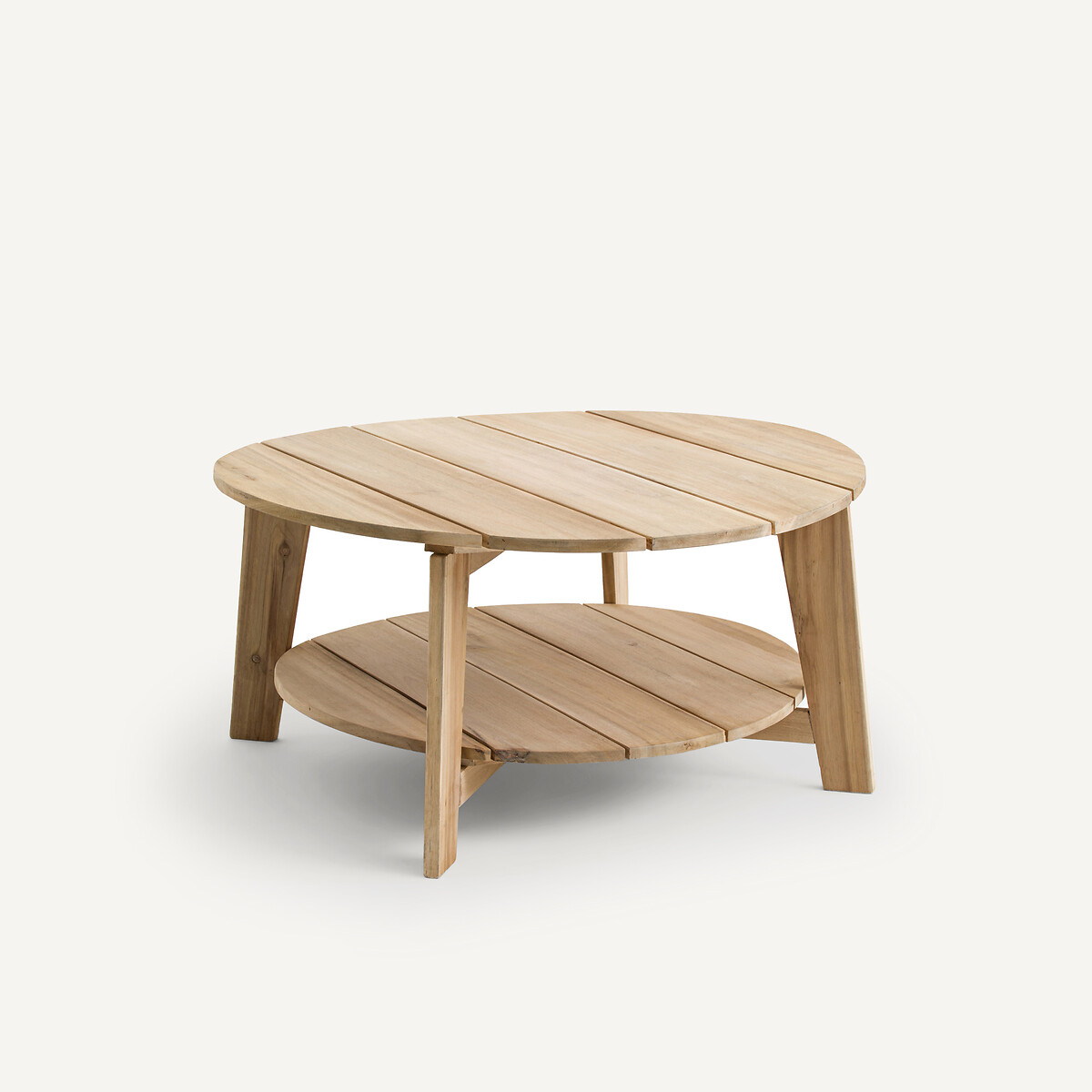 Gartencouchtisch Réphir, Akazie natur, zum streichen, AM.PM