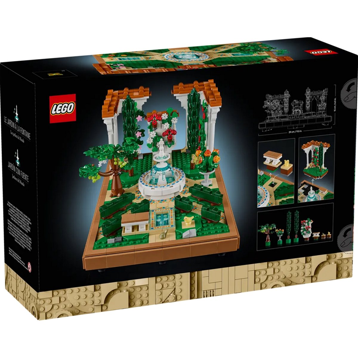 LEGO Icons - Jardin Andalou - Set de Construction Relaxant 10359 multicolore, LEGO