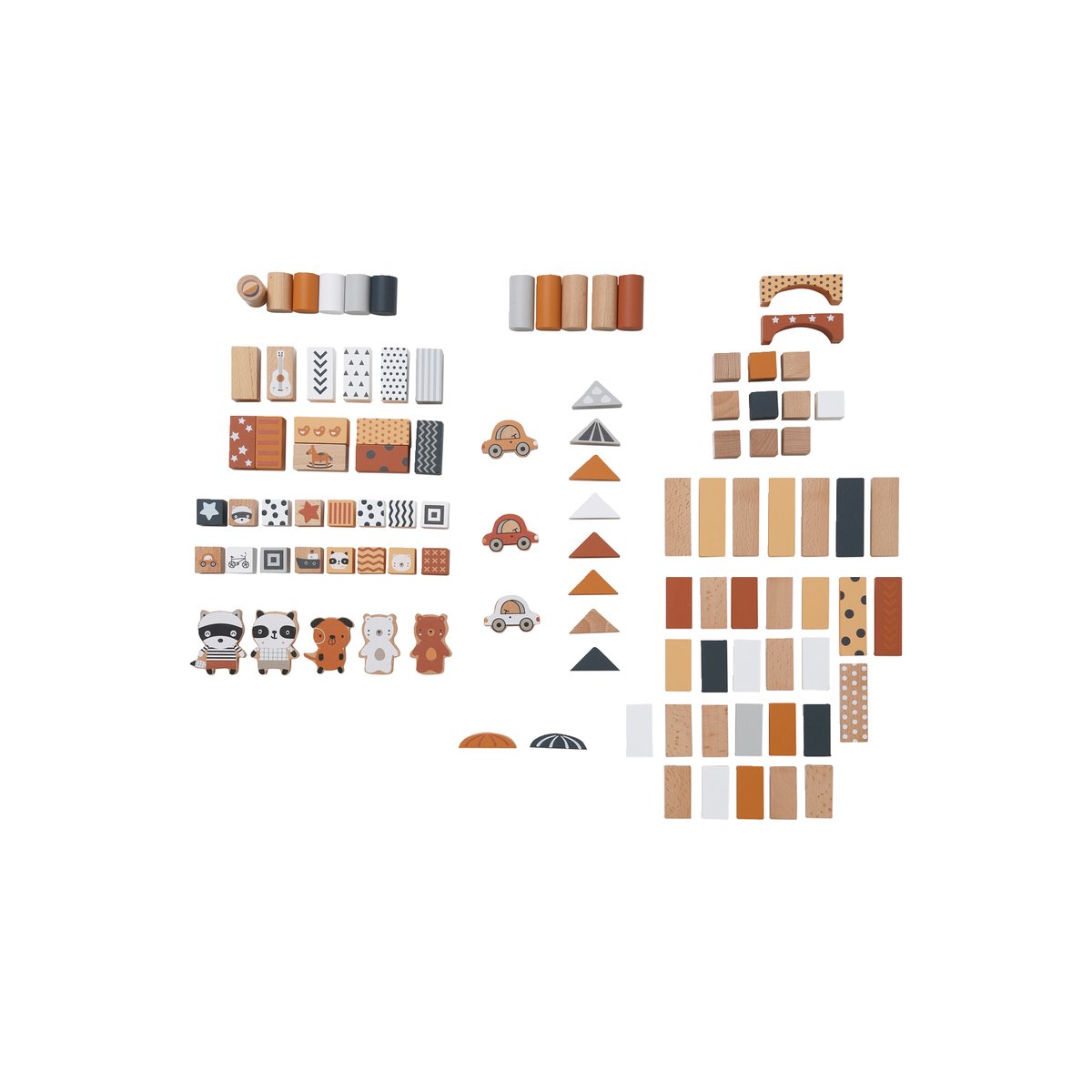 Coffret multi constructions RATON MIGNON en bois gris, VERTBAUDET