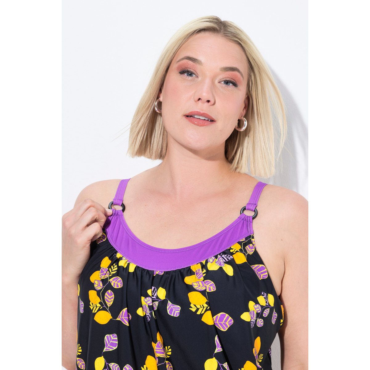 Tankini à bonnets souples et bretelles noir, ULLA POPKEN
