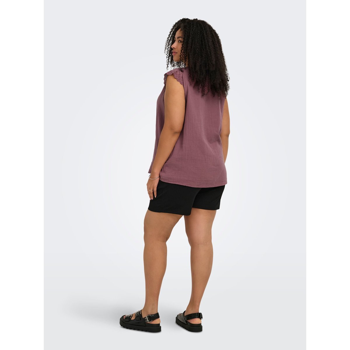 Top rose brown, ONLY CARMAKOMA