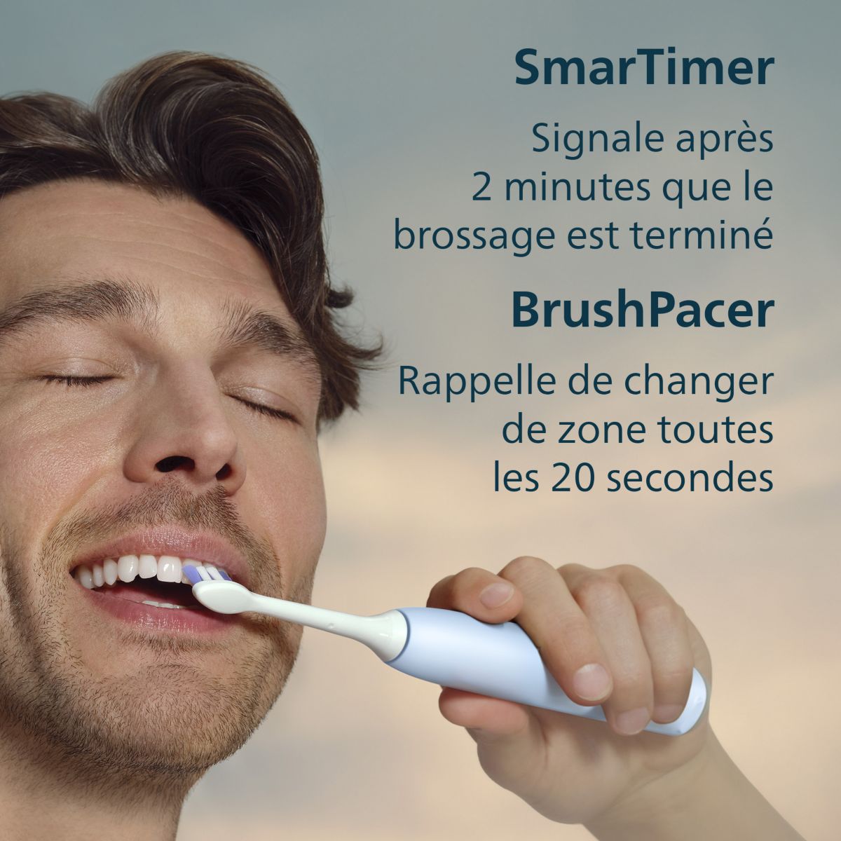 Brosse à dents électrique Sonicare 6100 series HX7406/02 couleur unique, PHILIPS