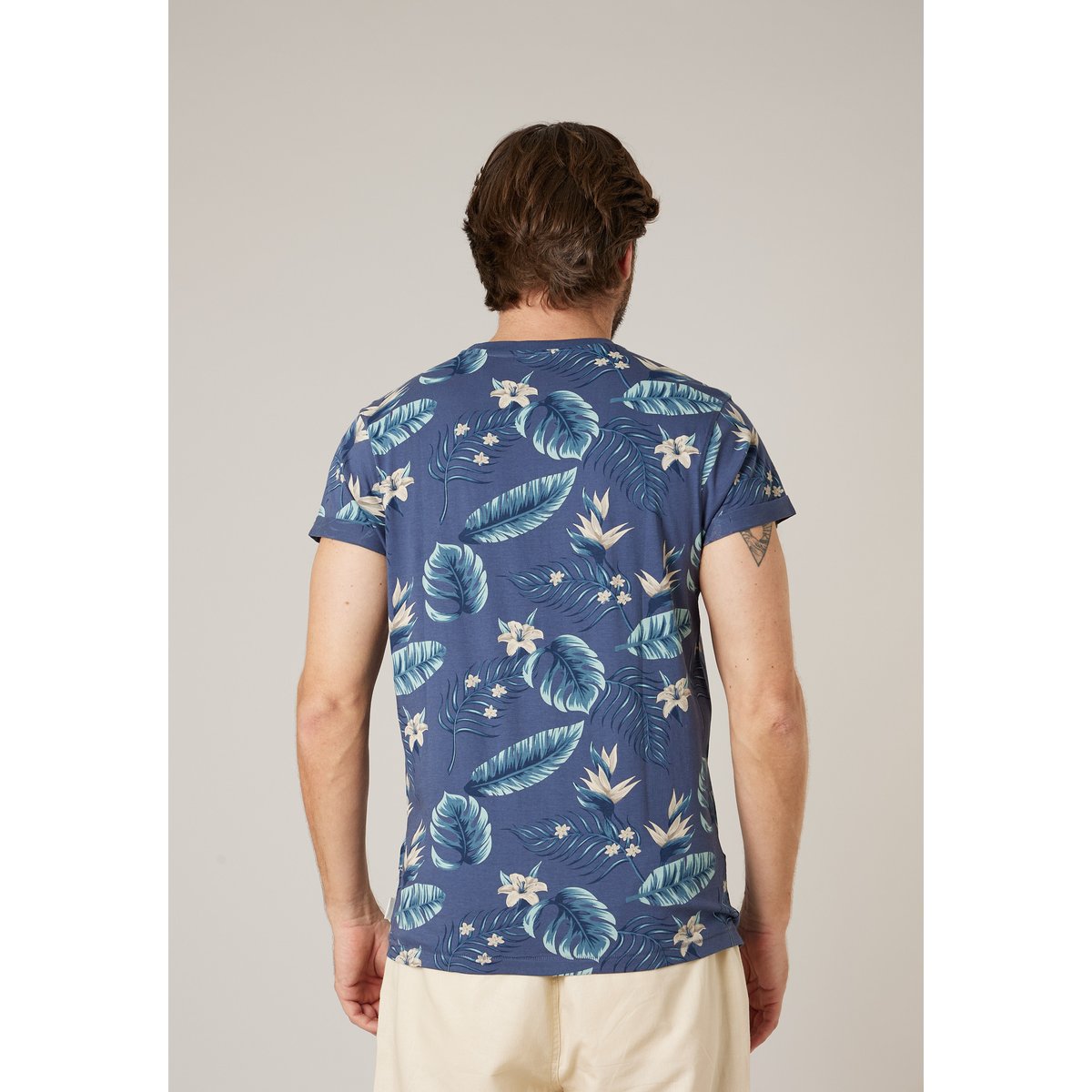 T-shirt homme coton NUBIE indigo, DEELUXE