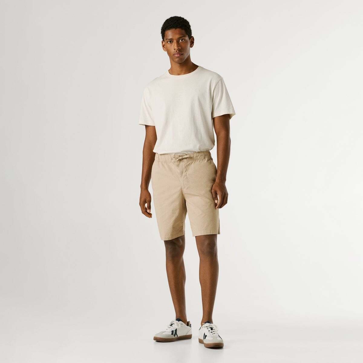 Bermuda Popeline Coupe Décontractée beige malté, PEPE JEANS