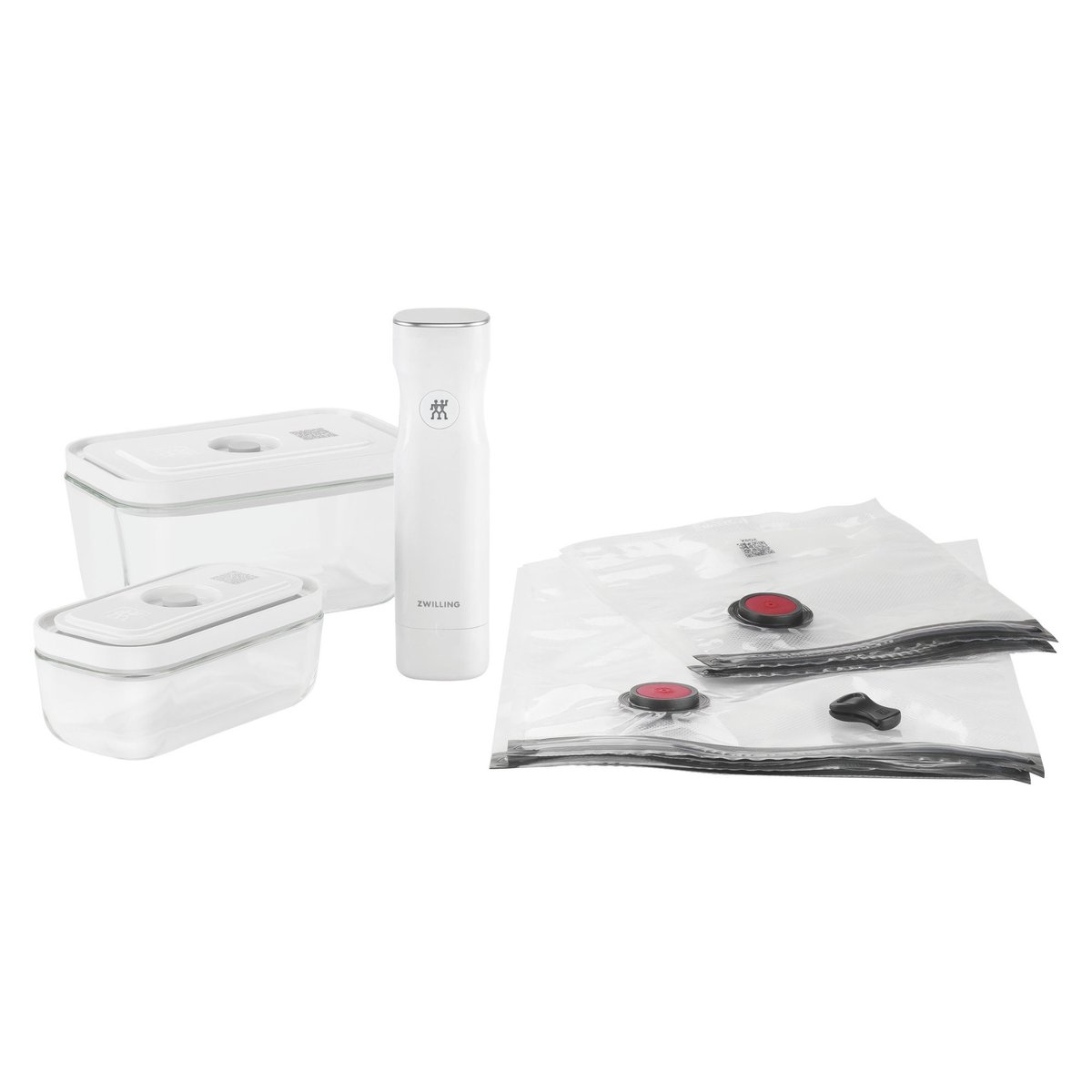 Kit de démarrage sous vide, Verre / S/M, 7-pcs, Blanc blanc, ZWILLING