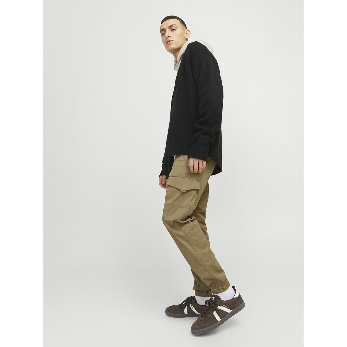 Calças cargo slim Paul Flake bege, JACK & JONES