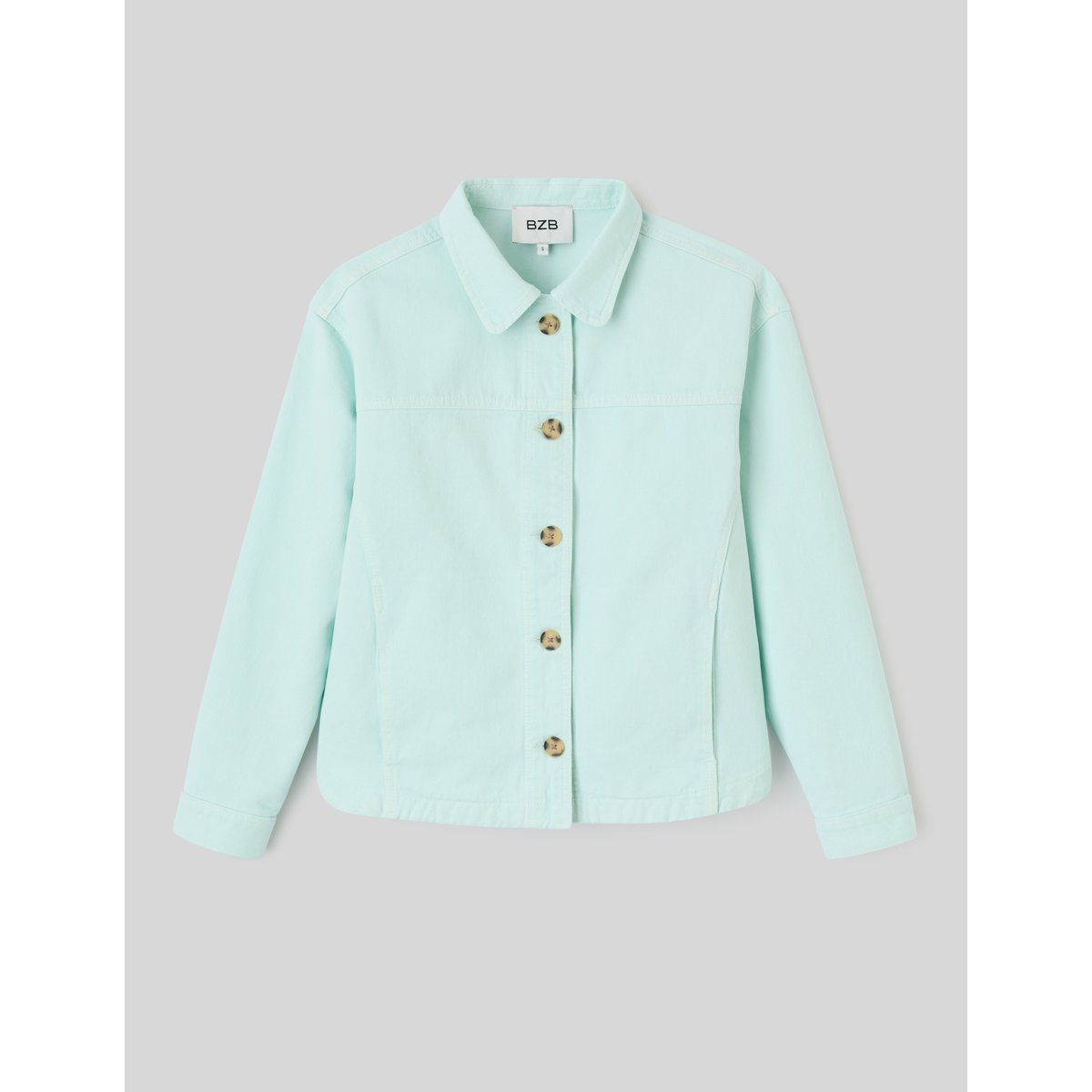Veste garment dyed menthe, BZB