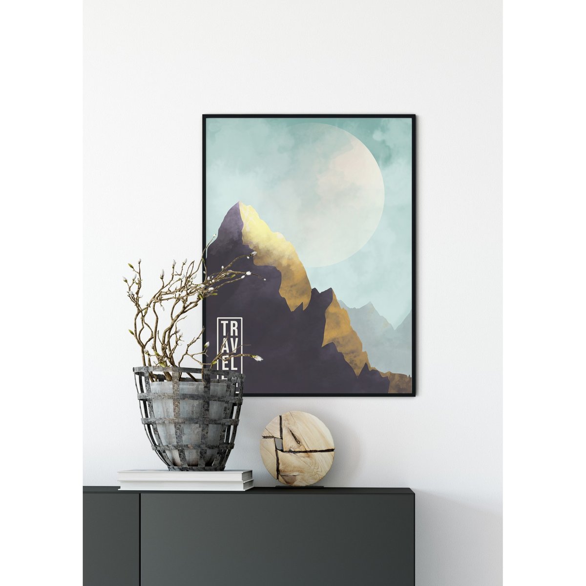 Affiche Traveler blanc, L'AFFICHERIE