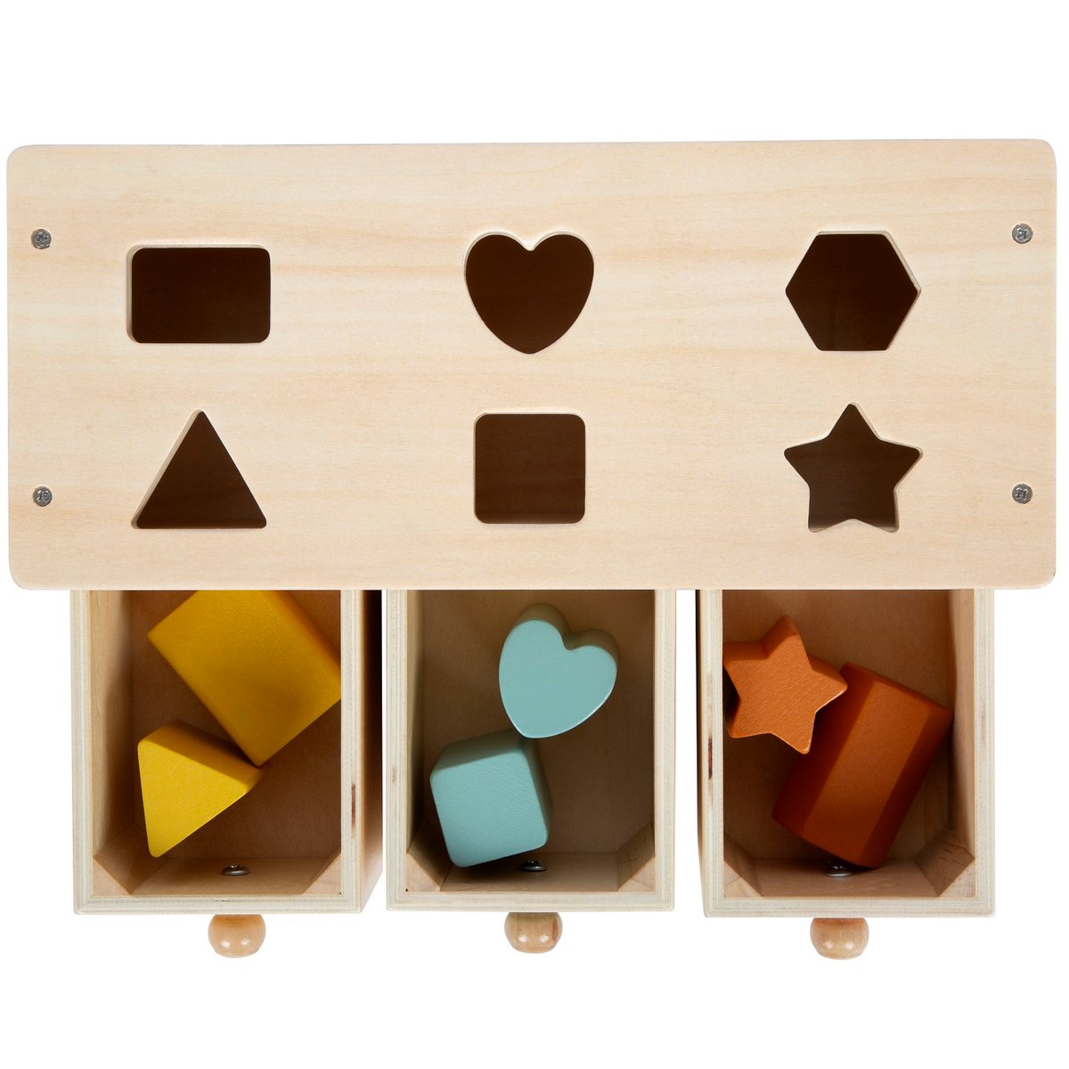 Jeu de tri Montessori beige, SMALL FOOT COMPANY