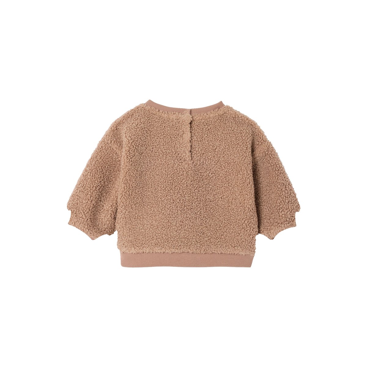 Sweat en sherpa noix de pécan, VERTBAUDET