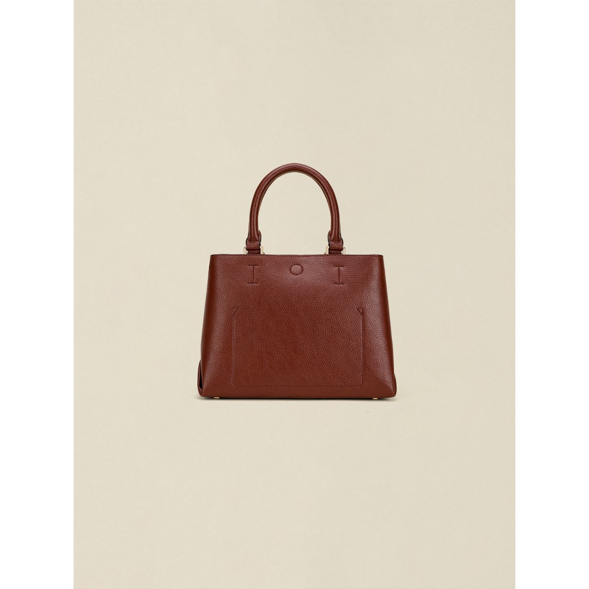 Sac à bandoulière avec charms floraux marron, OLTRE