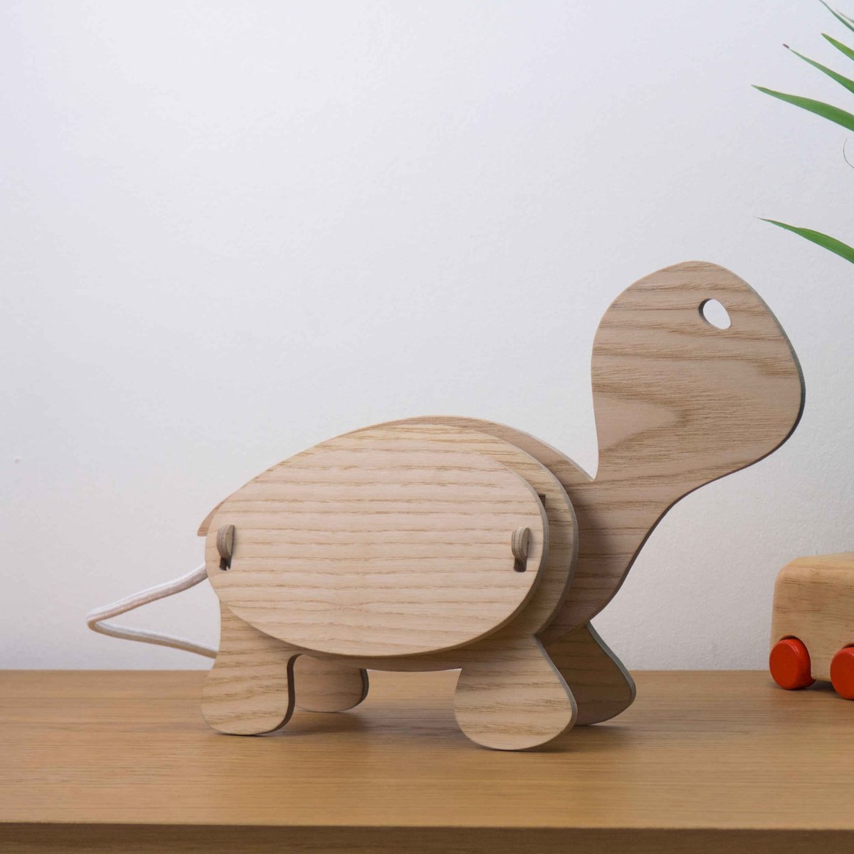 Lampe à poser en frêne Tortue - ZOO frêne, GONE'S