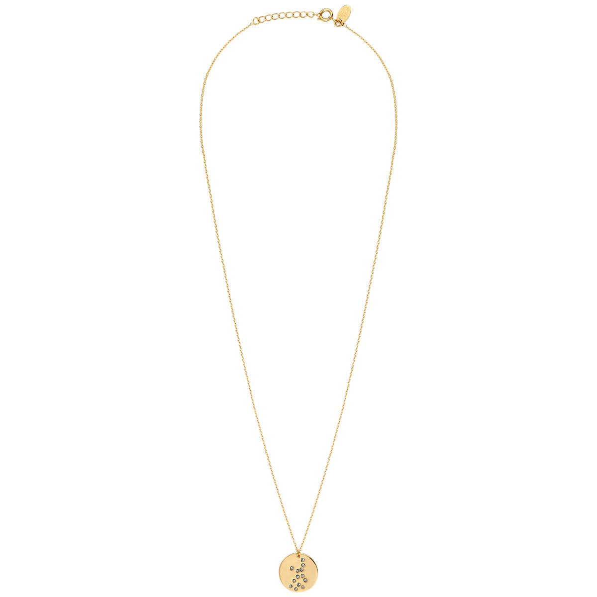 Collier doré vierge - galaxie - Vierge cristal blanc, CAROLINE NAJMAN