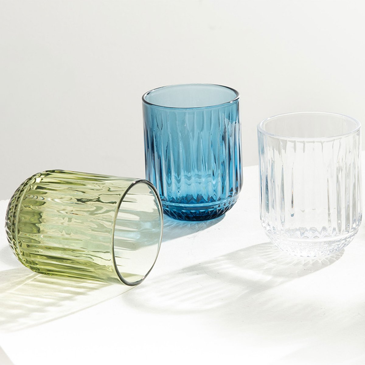 Boite de 6 gobelets bas Selio 25 cl - SELIO vert, TABLE PASSION