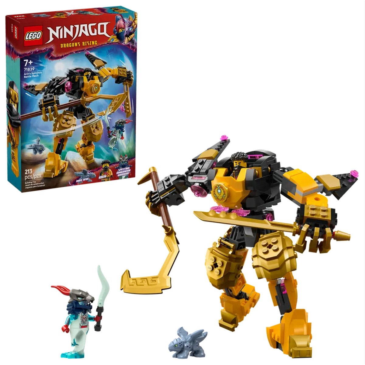 Le robot de Spinjitzu d'Arin multicolore, LEGO