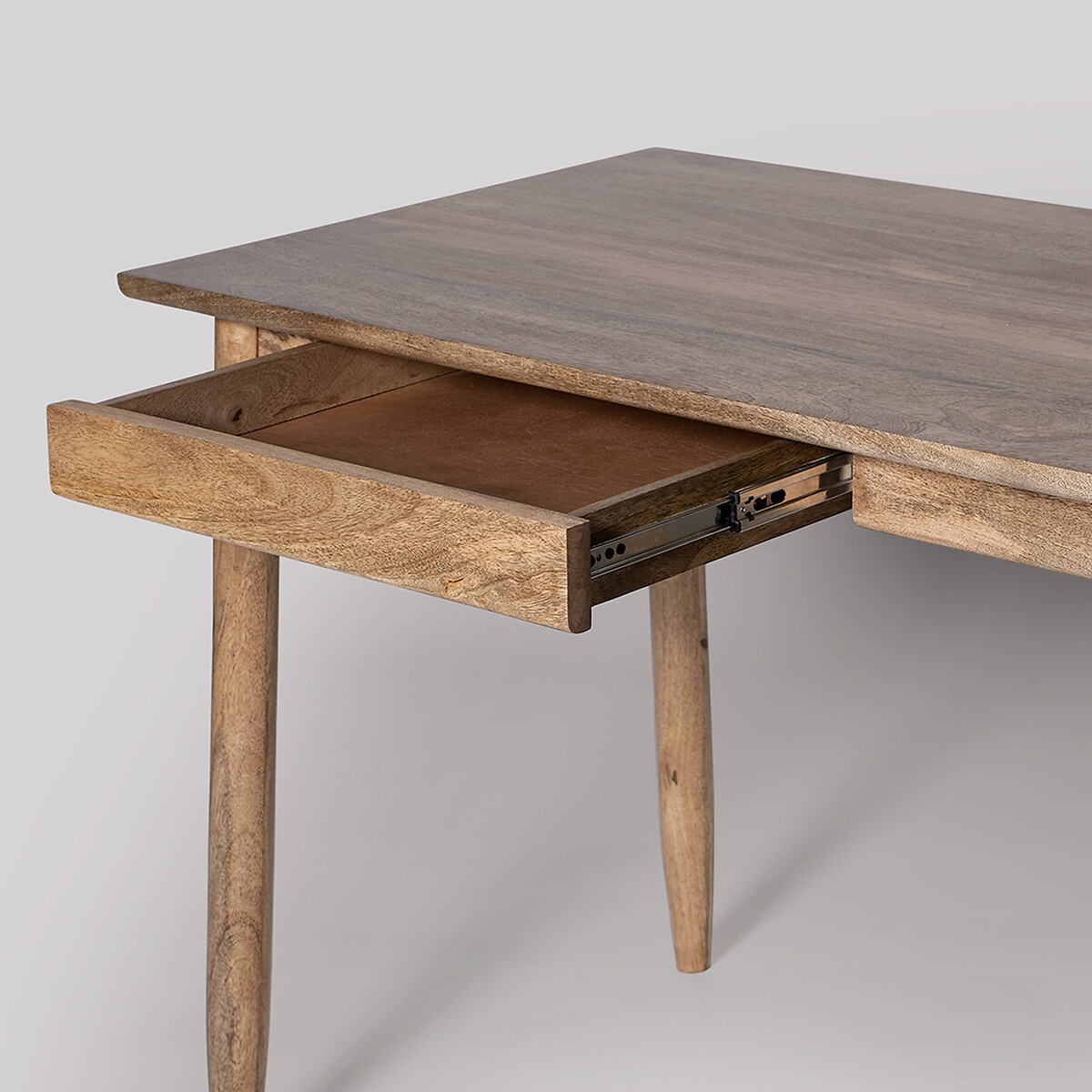 Maltby Mango Wood 2 Drawer Desk light wood, SWOON
