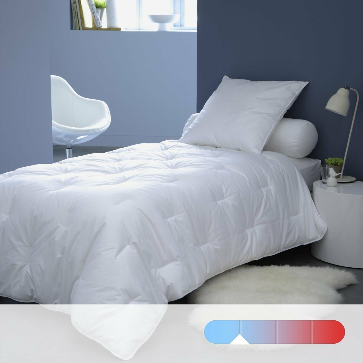 Edredon sintético 175g/m², Quallofil Allerban branco, LESTRA