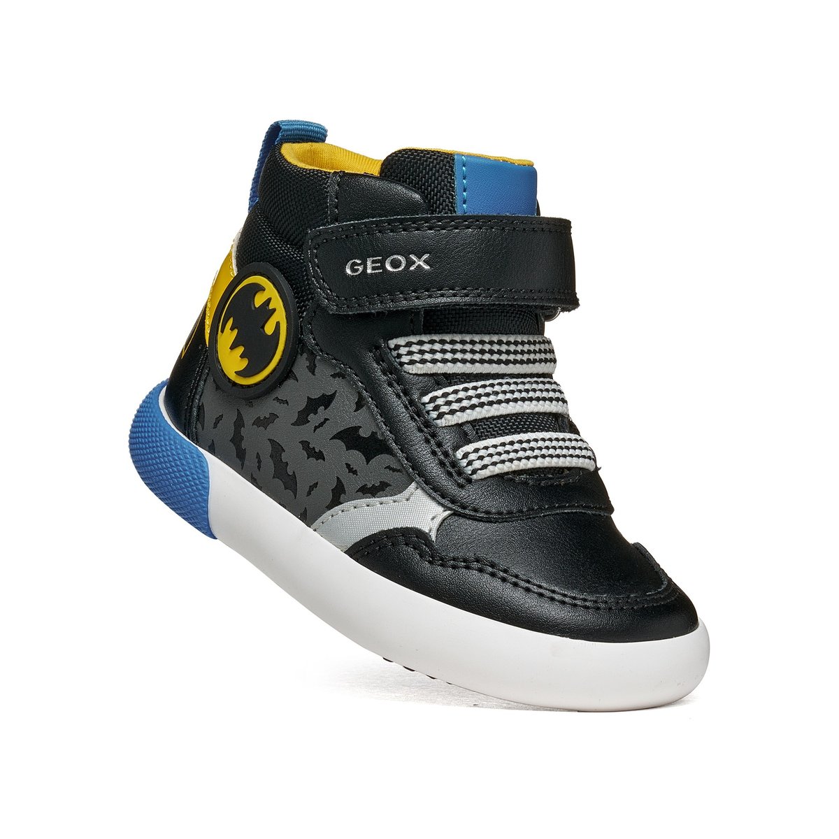 Baskets B GISLI noir/jaune, GEOX