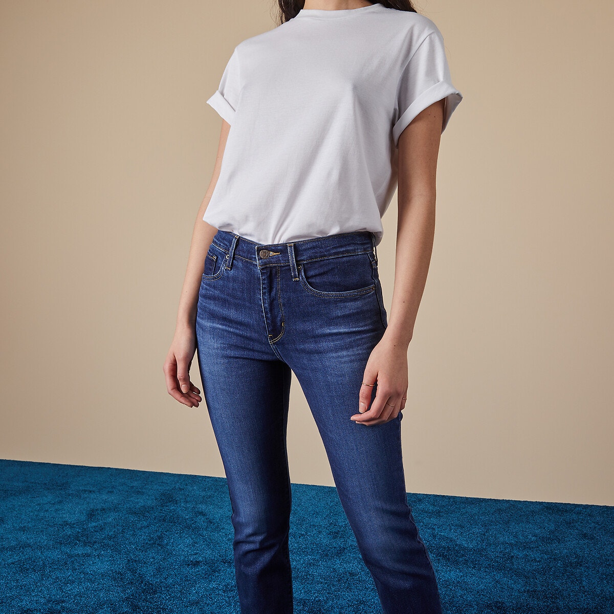 Jean 724 High Rise Straight never forget, LEVI'S