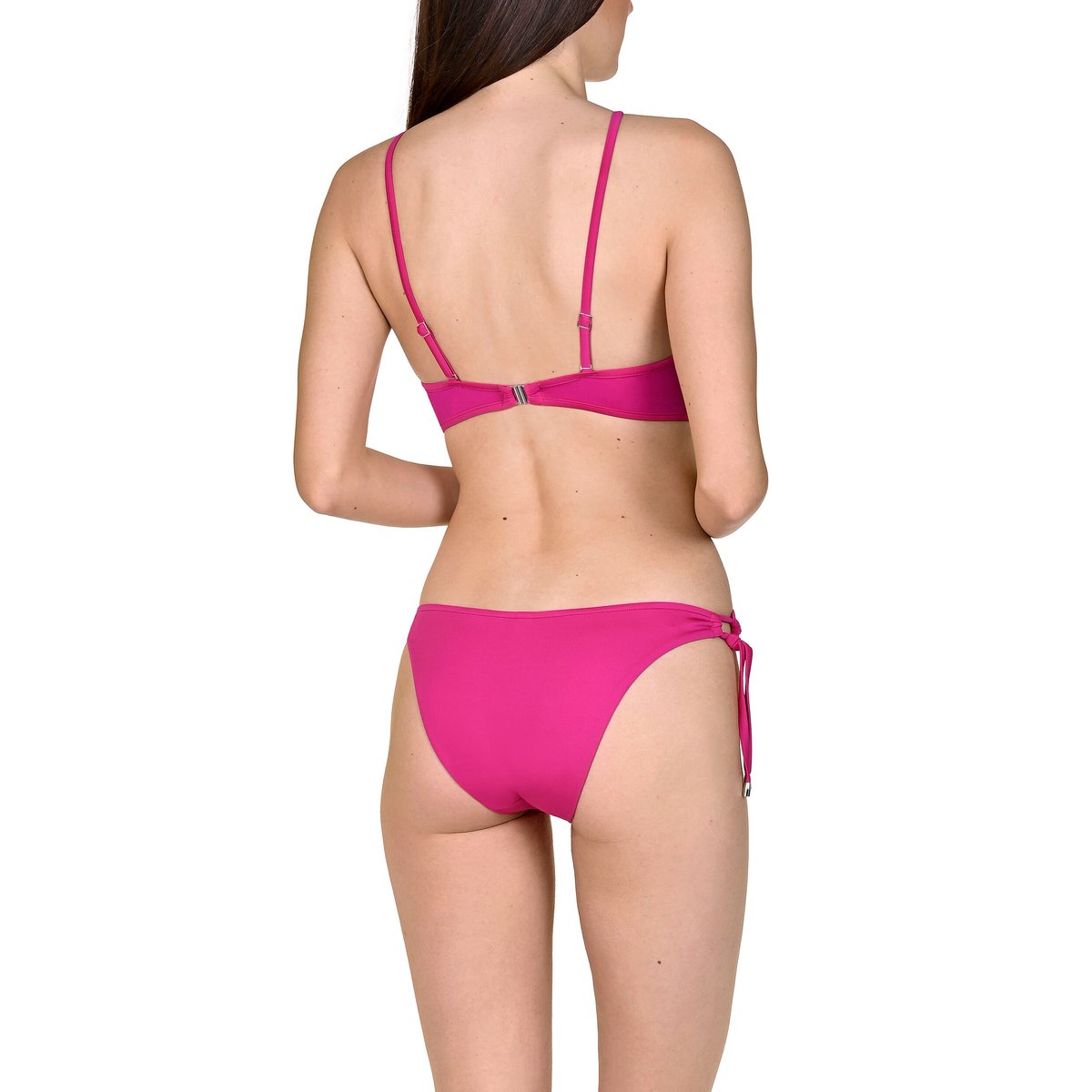 Maillot de bain 1 pièce monokini multipositions Porto Montenegro rose, LISCA