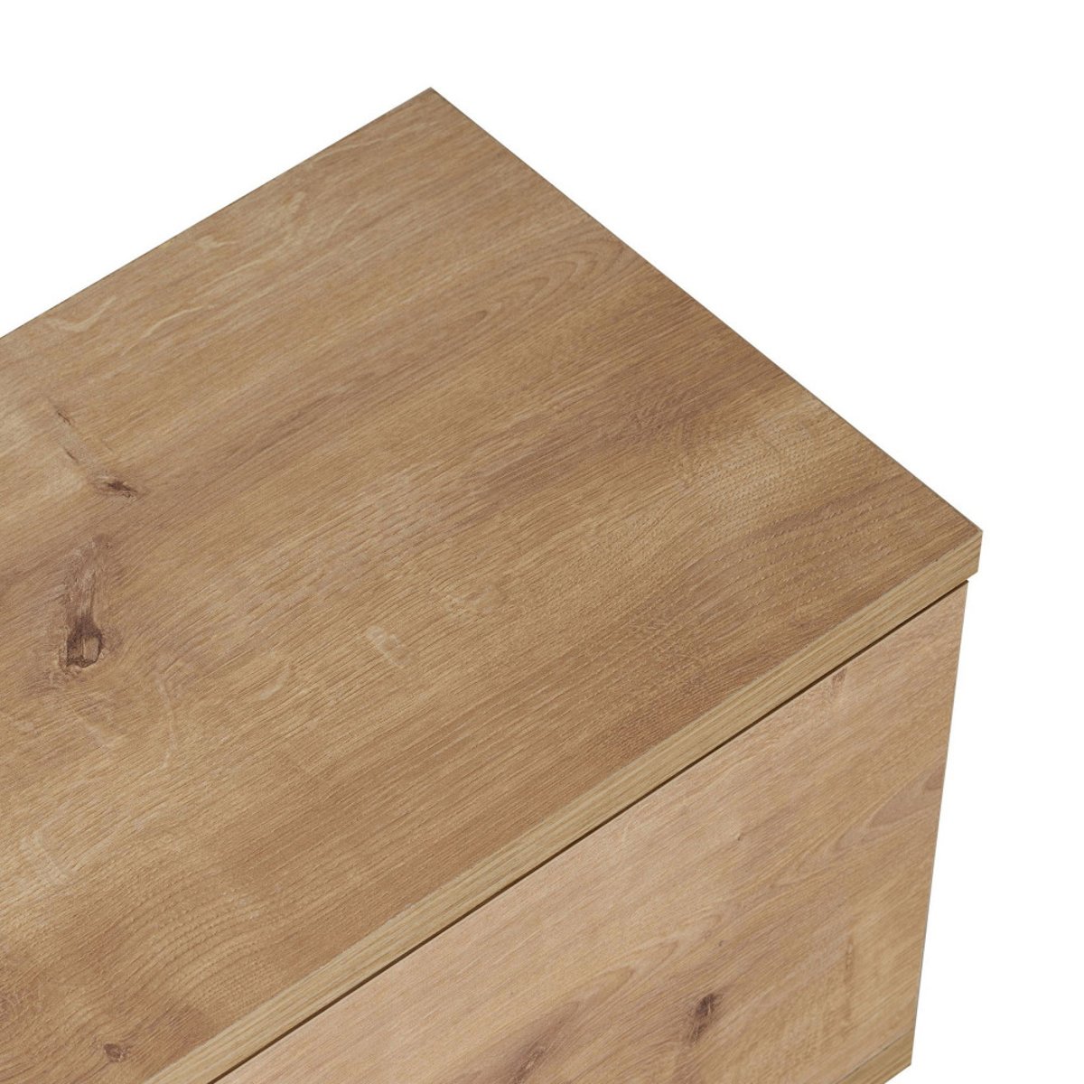 Meuble tv suspendu 2 portes en bois L140cm- YARA bois clair, DRAWER
