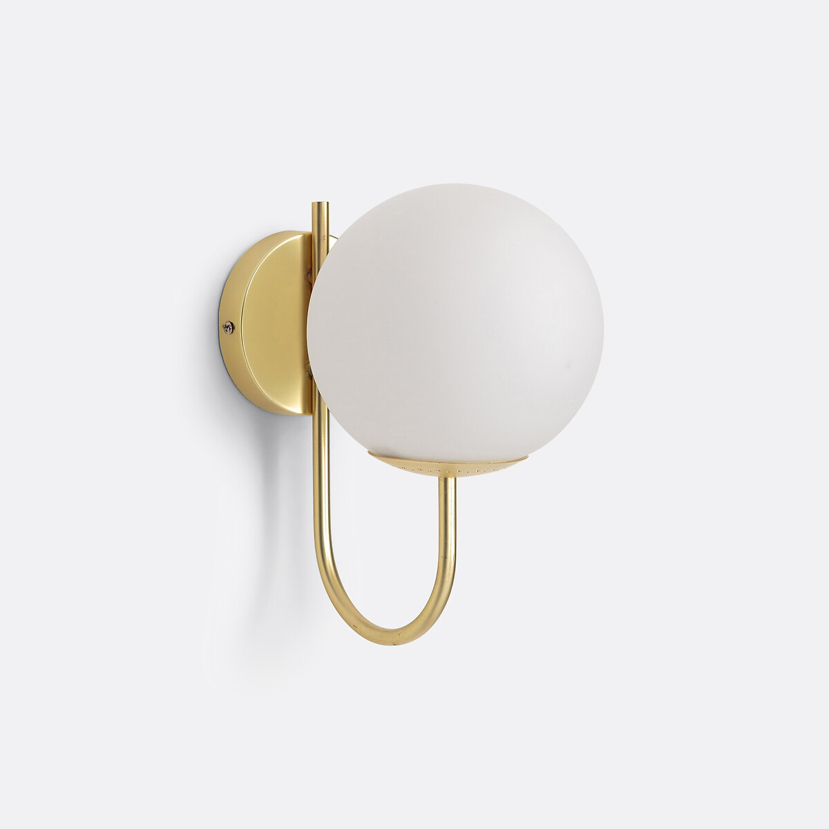 Moricio Opaline Glass Wall Light white, LA REDOUTE INTERIEURS