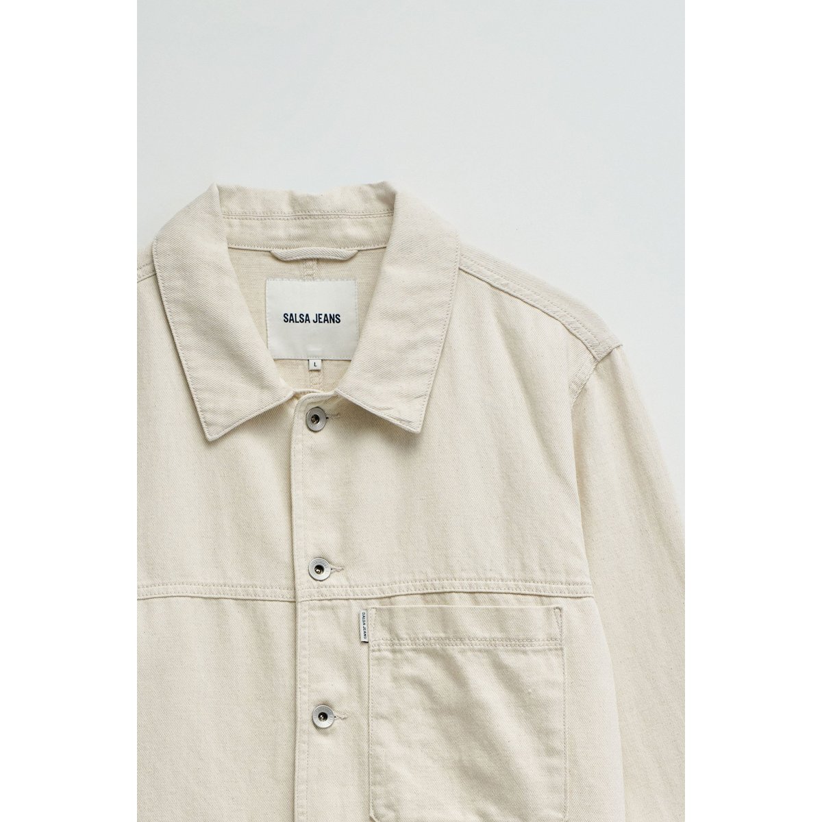 SURCHEMISE EN LIN beige, SALSA JEANS