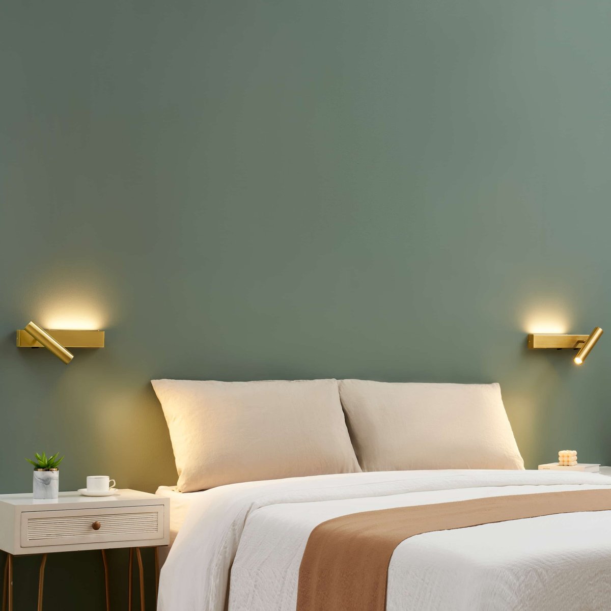 Pack 2 appliques murales design - LODVI laiton, KOSILUM