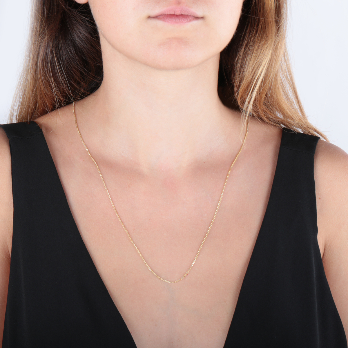 Collier en or jaune 750 CLASSIC or jaune, BLUESPIRIT