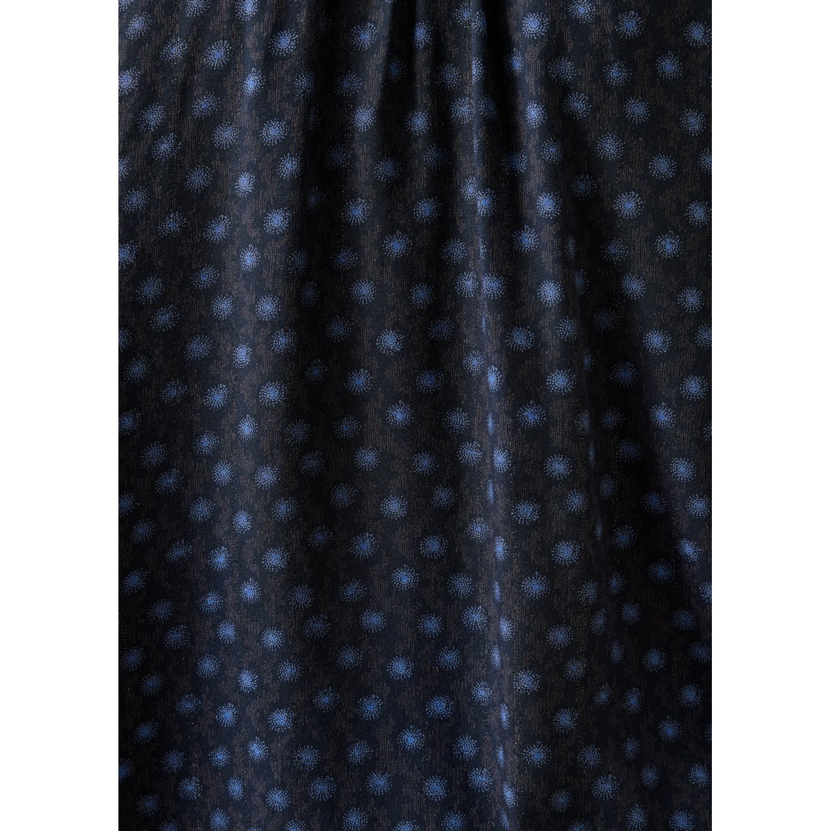 Top manches longues encolure tunisienne bleu, LA FEE MARABOUTEE