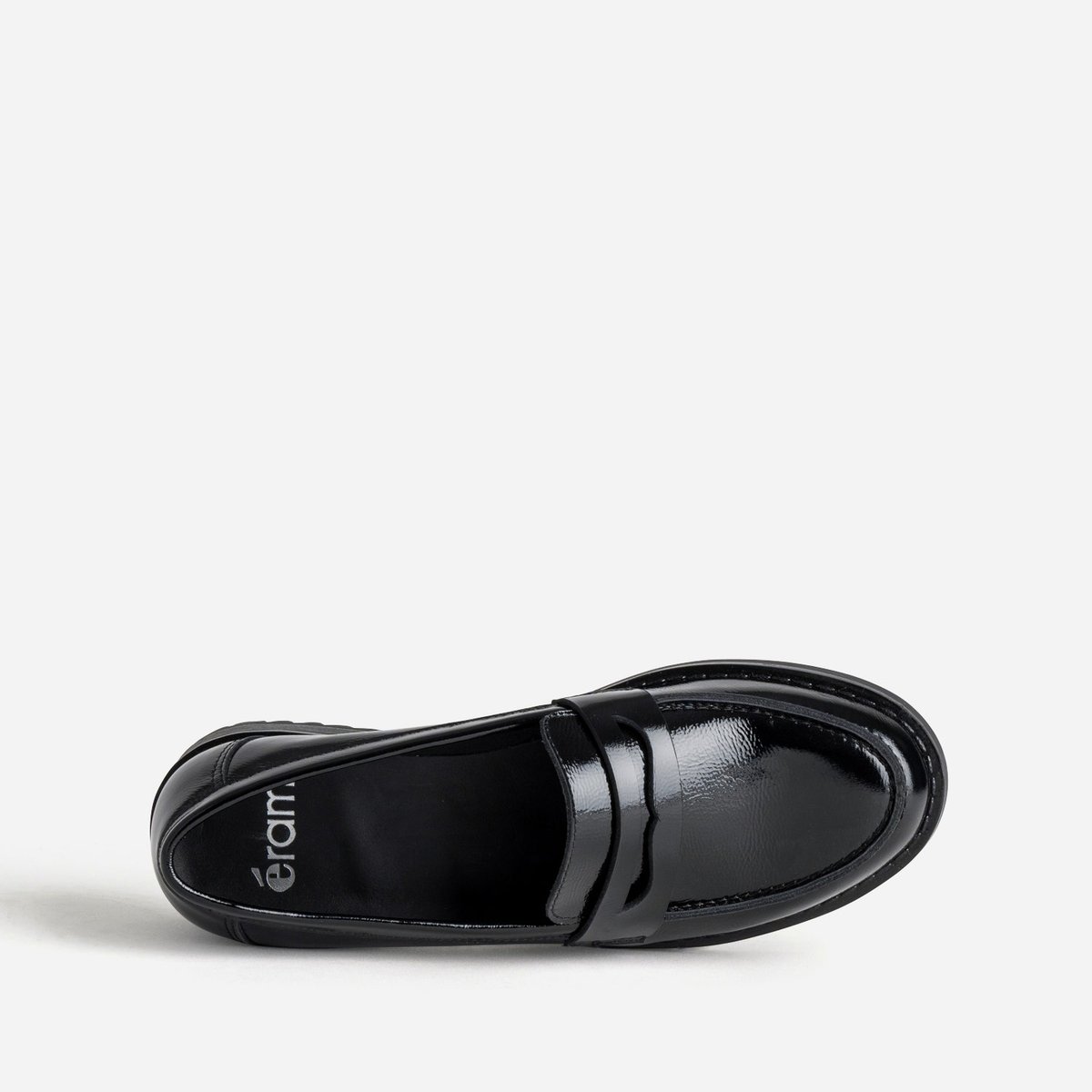 Mocassin en cuir GINGER noir, ERAM