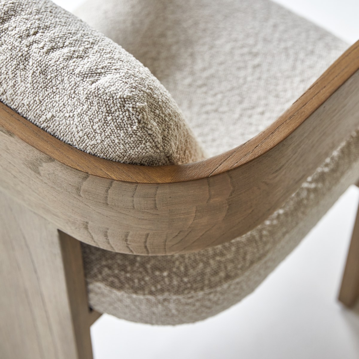 Chaise en Mindi clair massif, BOTI beige, TIKAMOON