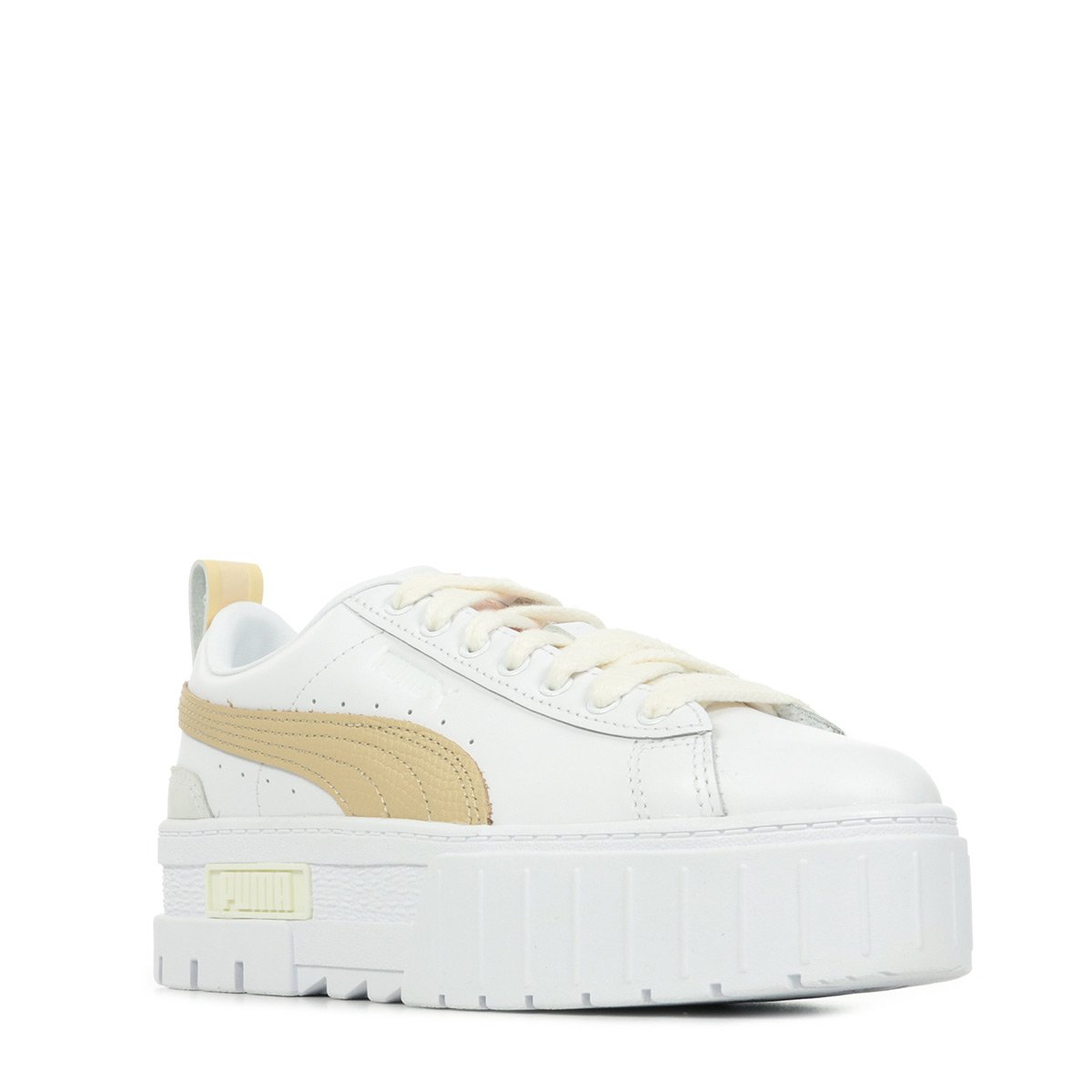 Baskets Mayze Luxe Wn's blanc/beige, PUMA