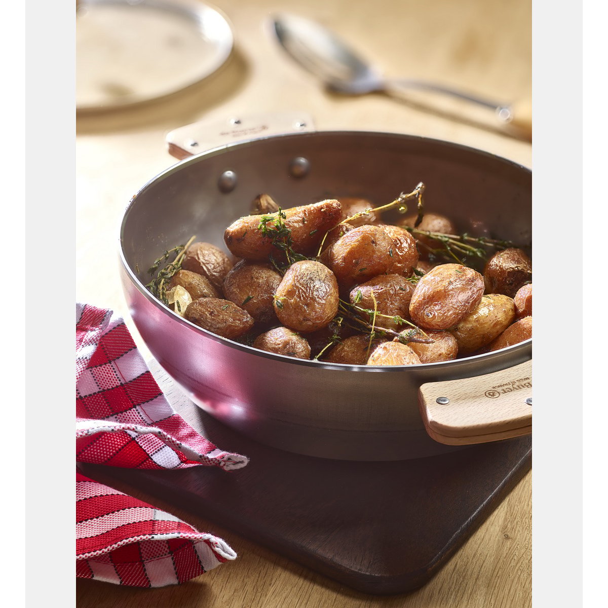 Sauteuse - ø24 cm gris, DE BUYER