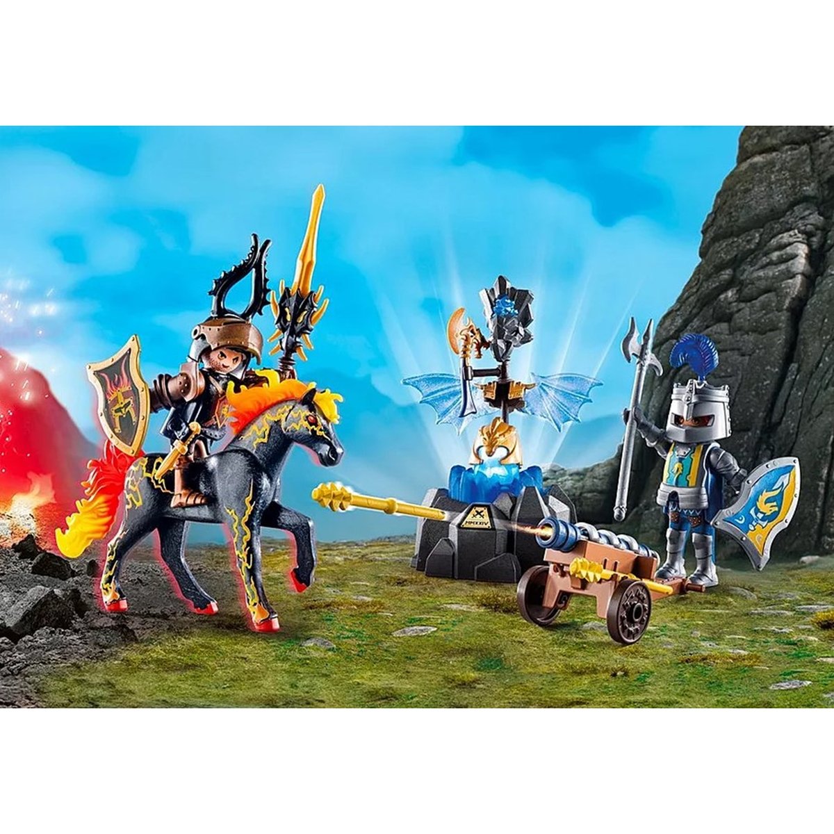 Duel de chevaliers multicolore, PLAYMOBIL