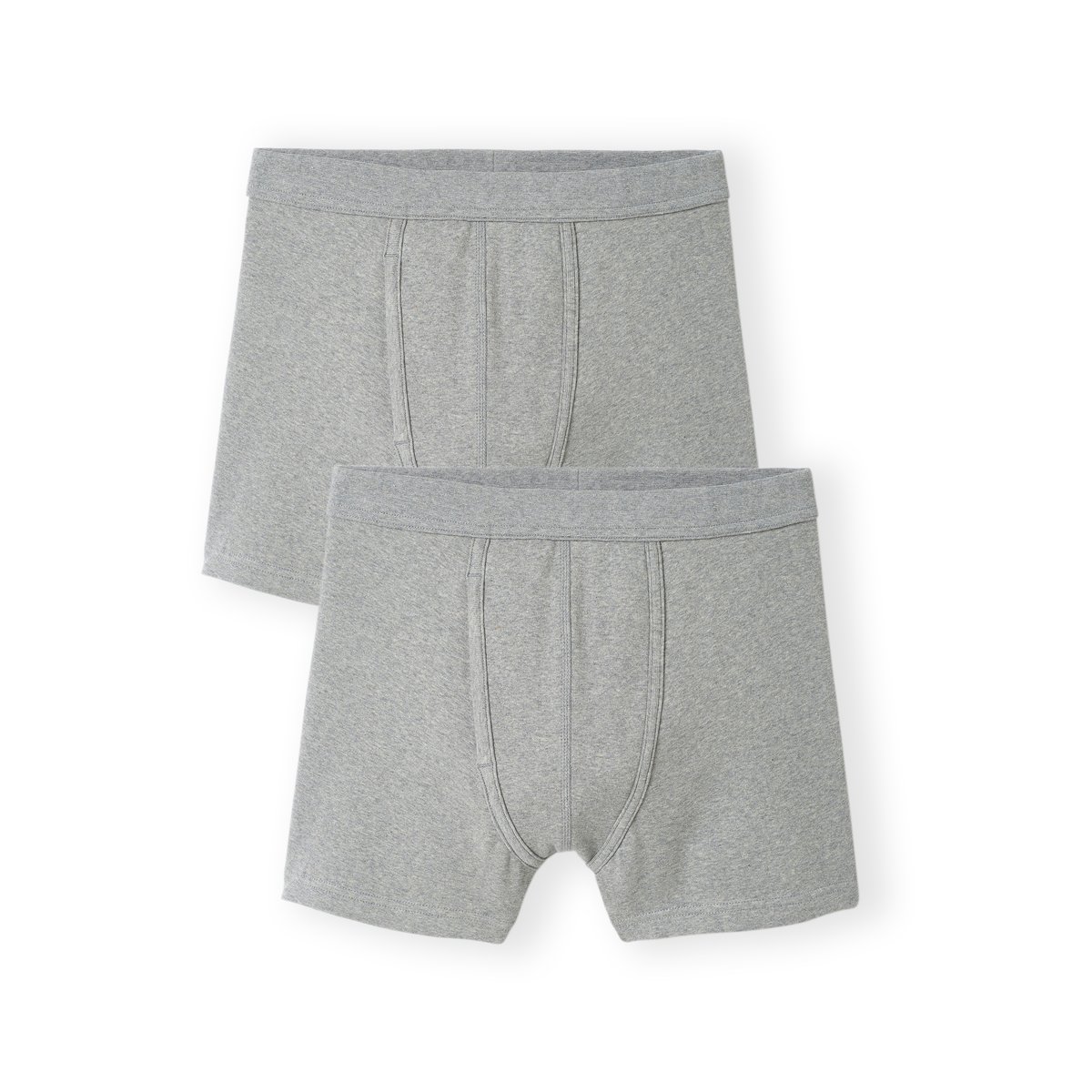 Boxers ouverts - Lot de 2 gris chiné, DAMART